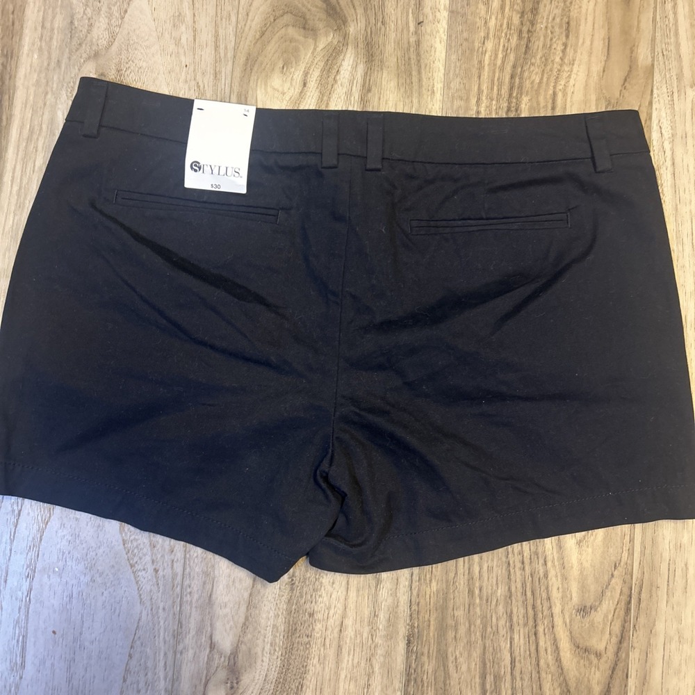 STYLUS Womens Williamsburg Navy Black Size 14 NWT